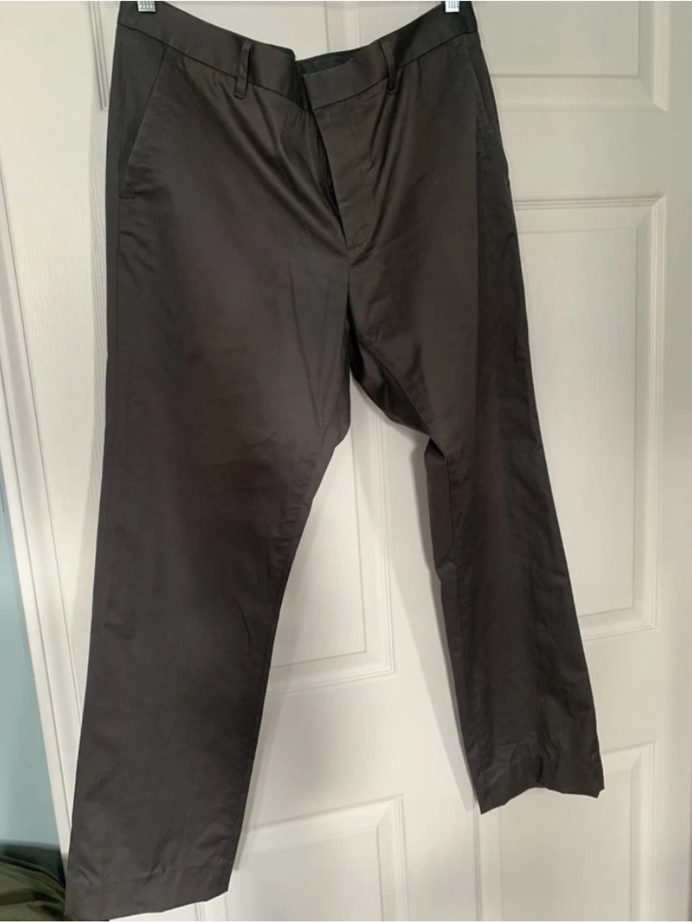 Bonobos Slim Fit Performance Dress Pants Dark Gray Men's Size 35 x 32